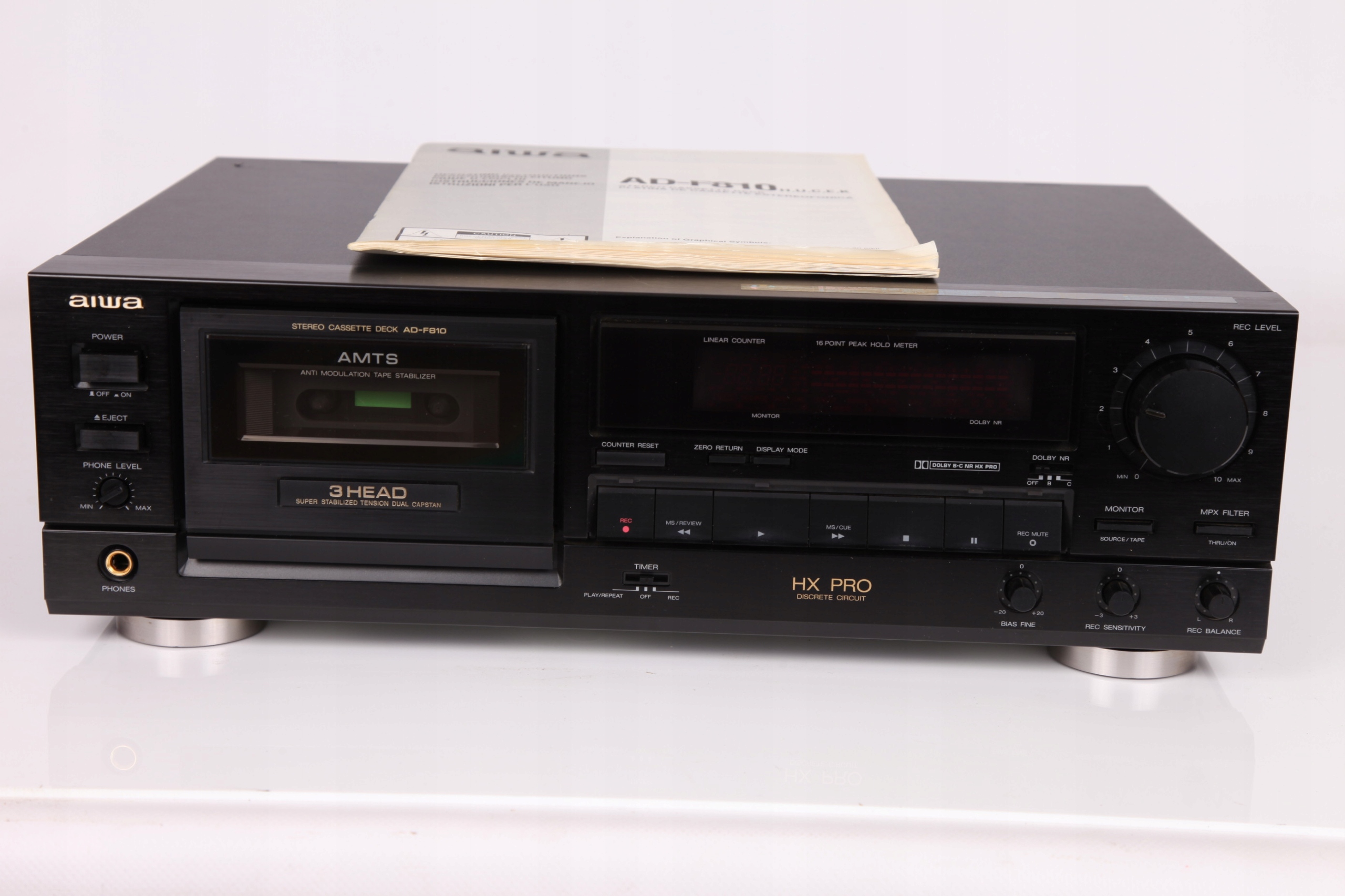 Magnetofon kasetowy Aiwa 810 czarny