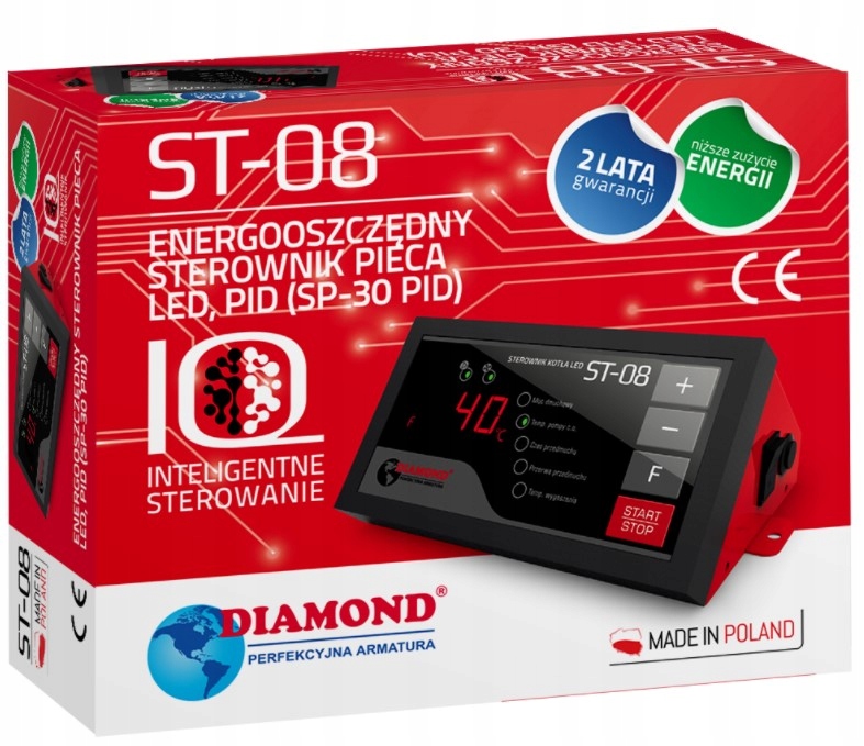 STEROWNIK KOTŁA DIAMOND ST-08 PID Marka Diamond