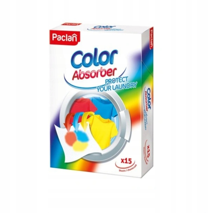 

Chusteczki do prania wyłapujące kolor Paclan 15szt