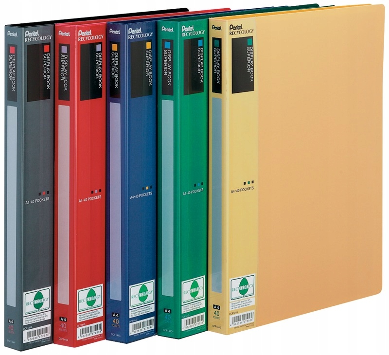 Ofertowy ALBUM Do Dokumentów A4 40 Koszulek ŻÓŁTA Akta Superior Pentel