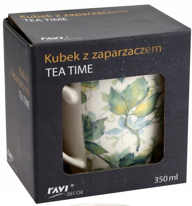 

Kubek Z Zaparzaczem Tea Time Porcelana 350ML WZ.3