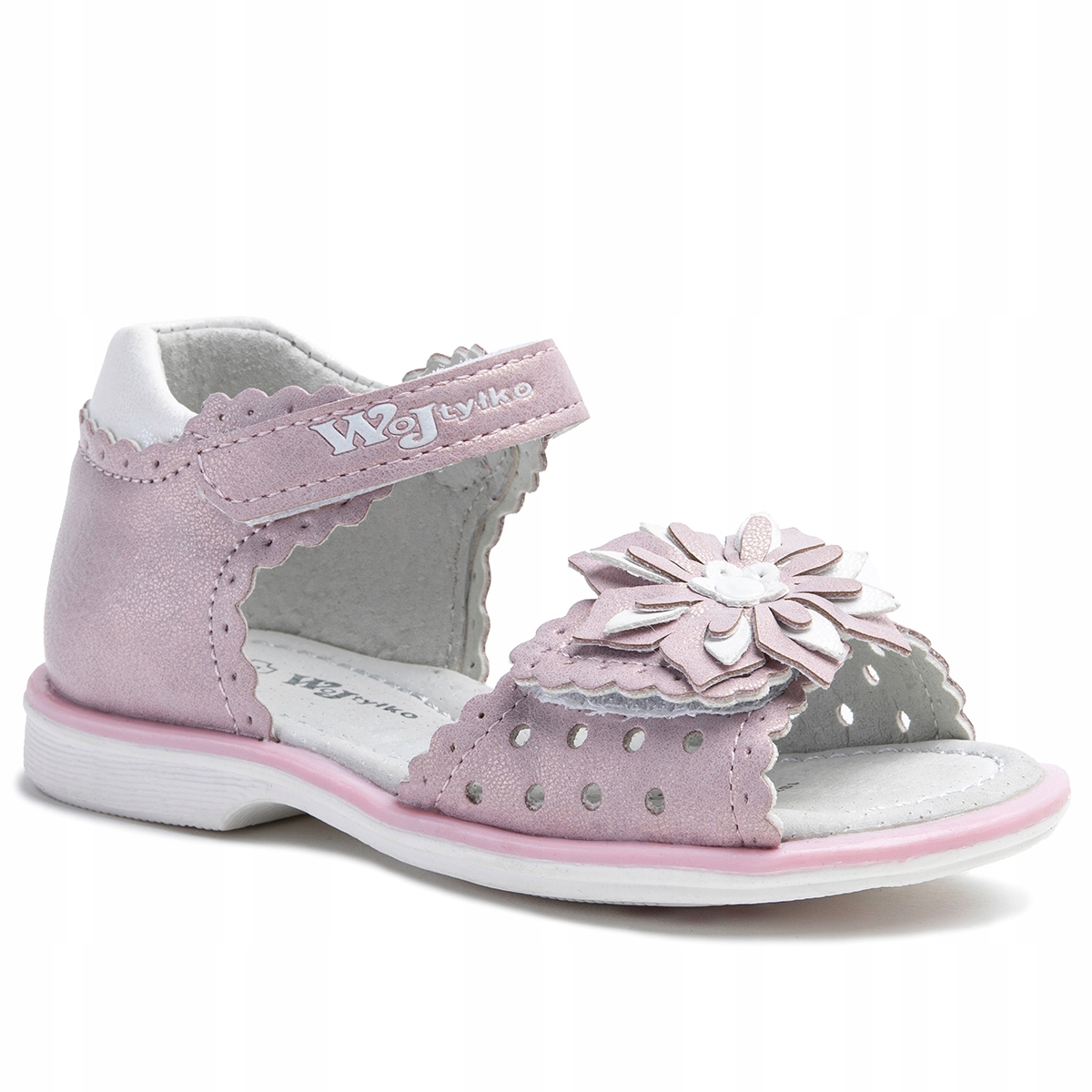 

Sandałki wkł.SKÓRA lekkie rzep wygodne Wojtyłko