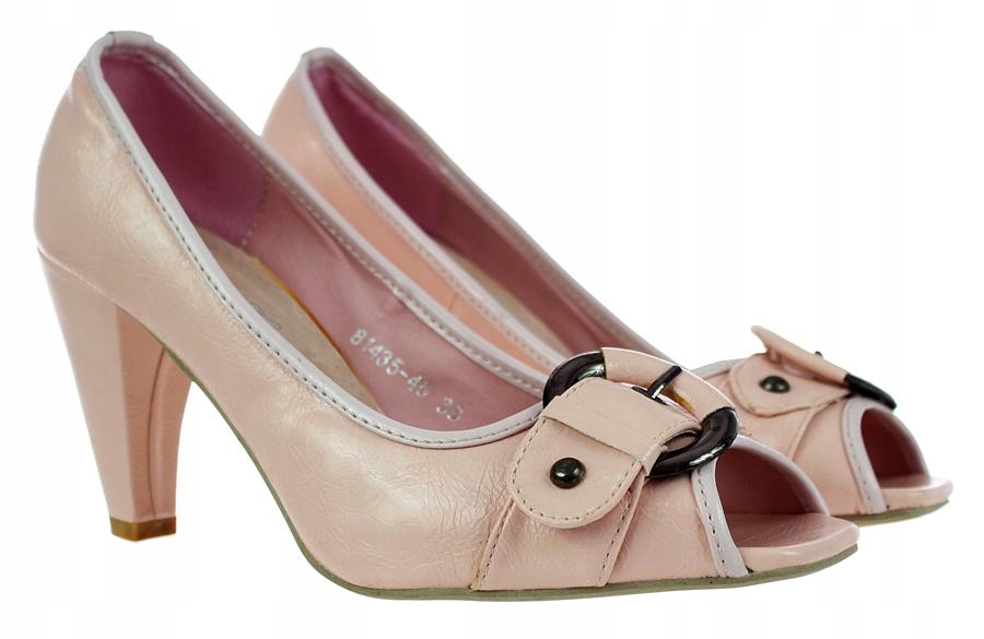 

Czółenka Buty Eleganckie Różowe Szpilki 5767 r. 38