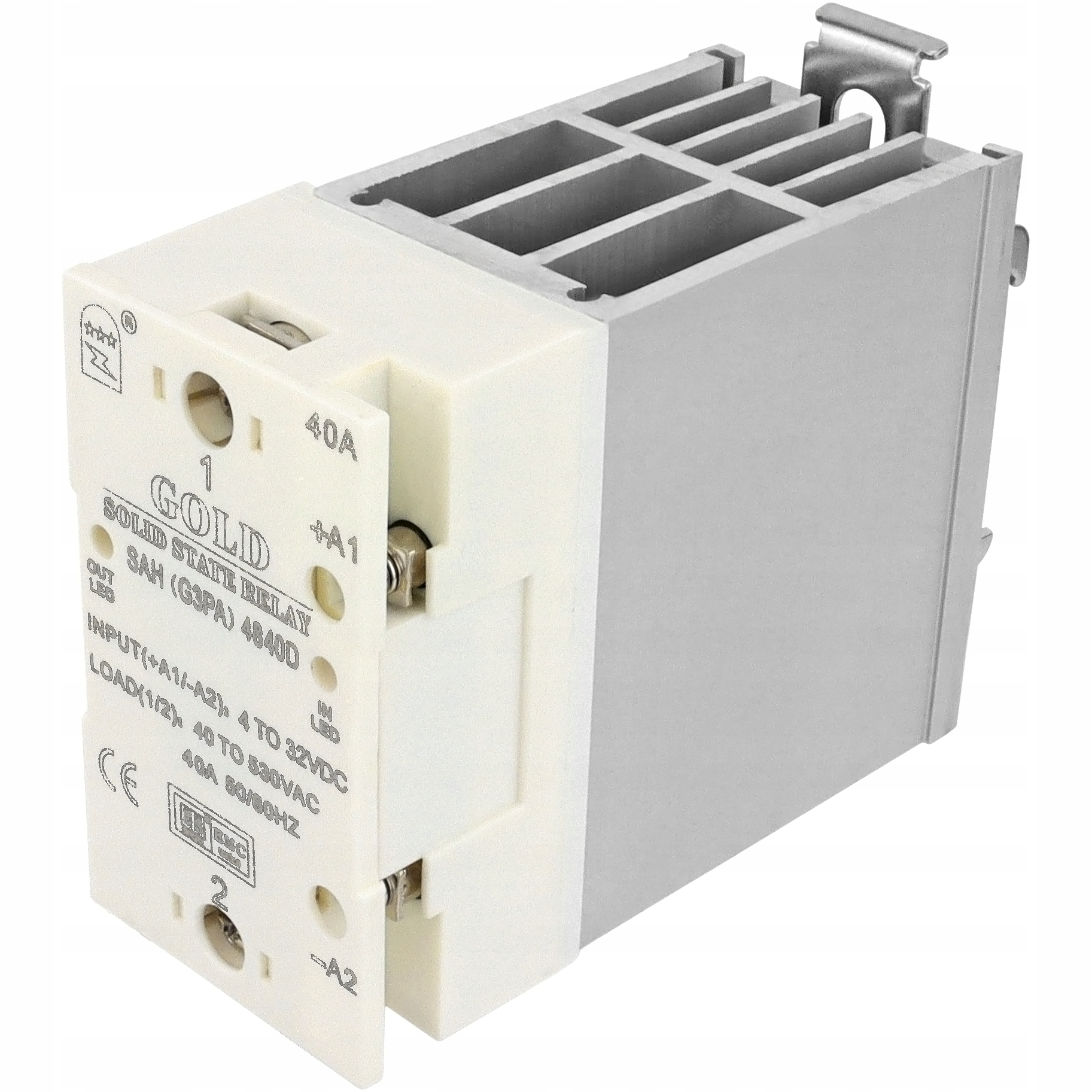 Polovodičový Relé Ssr Gold SAH(G3PA) 4840D 40A Dc-ac Din Kolejnice