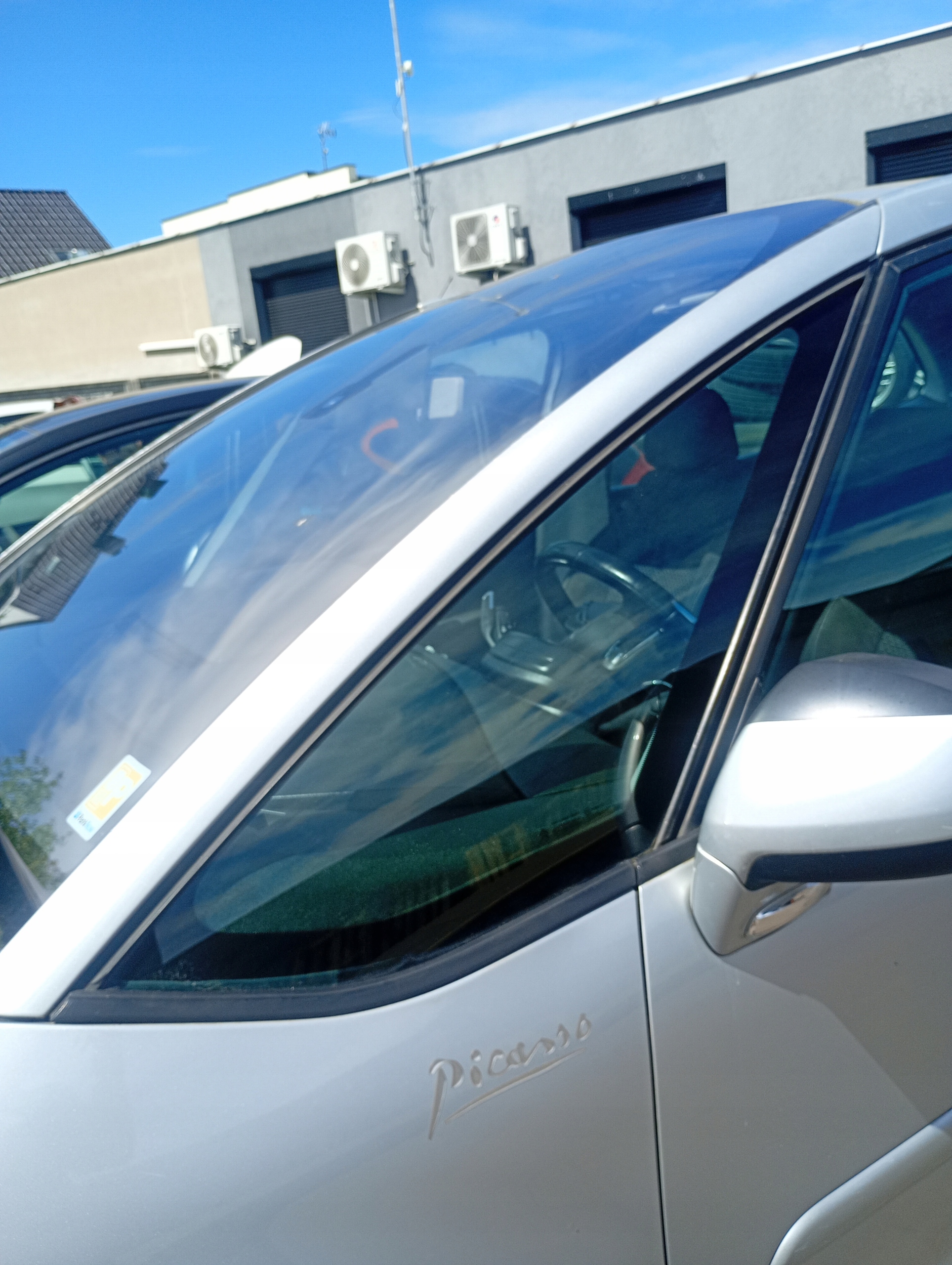 window side bodywork left front Citroen C4 Picass FL 07-13