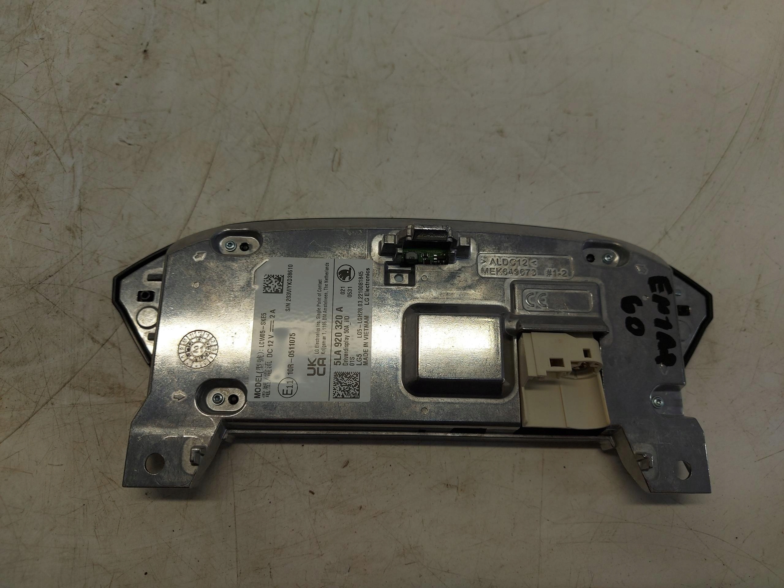 Skoda Enyaq 5LA iV60 dials dials display 5LA920320A