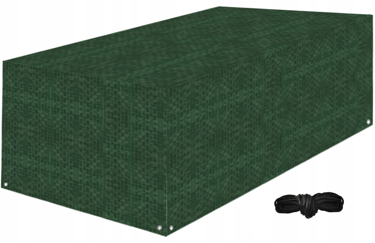 Duży Pokrowiec Plandeka na Meble Ogrodowe Stół Fotel Krzesło 180x240x100cm Wysokość produktu 100 cm