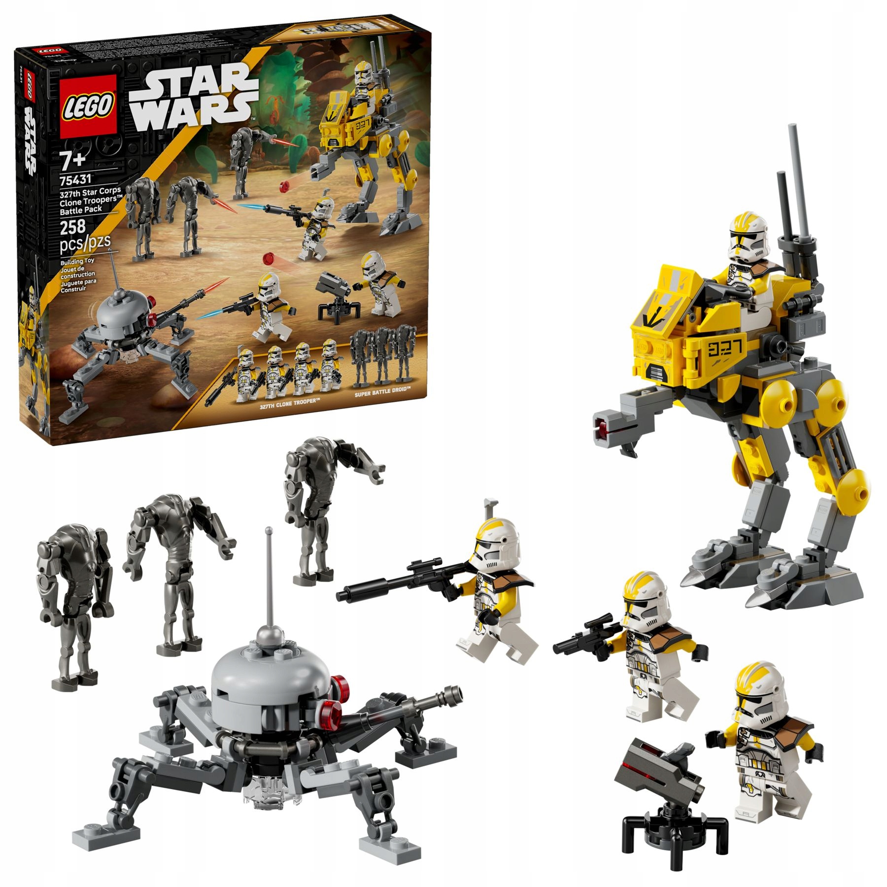 stavebnice Lego Star Wars 75431 Vojáci-klony z 327. galaktického sboru