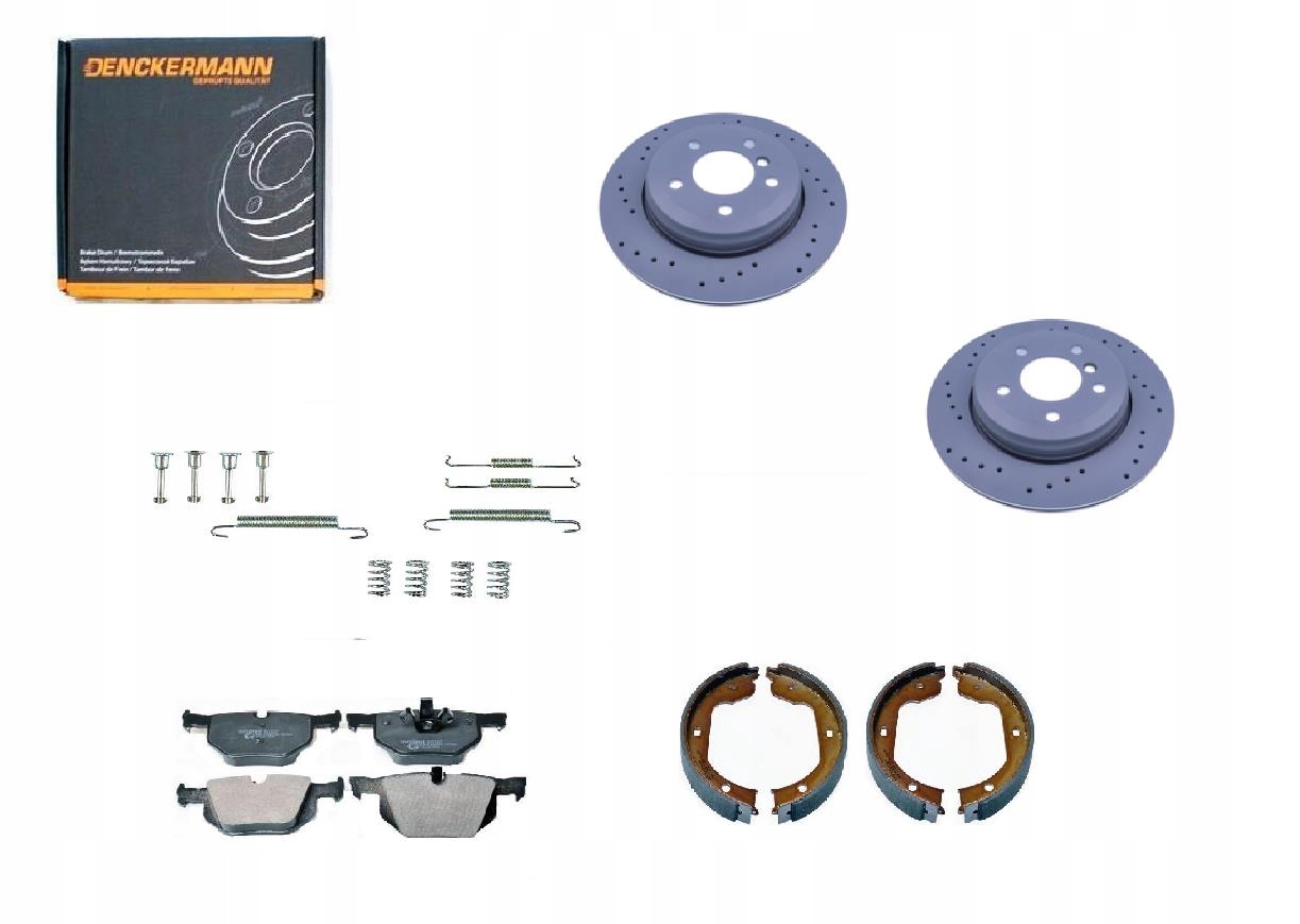 Kotouče Čelisti Bmw 5 E60 Zadní Sada.
