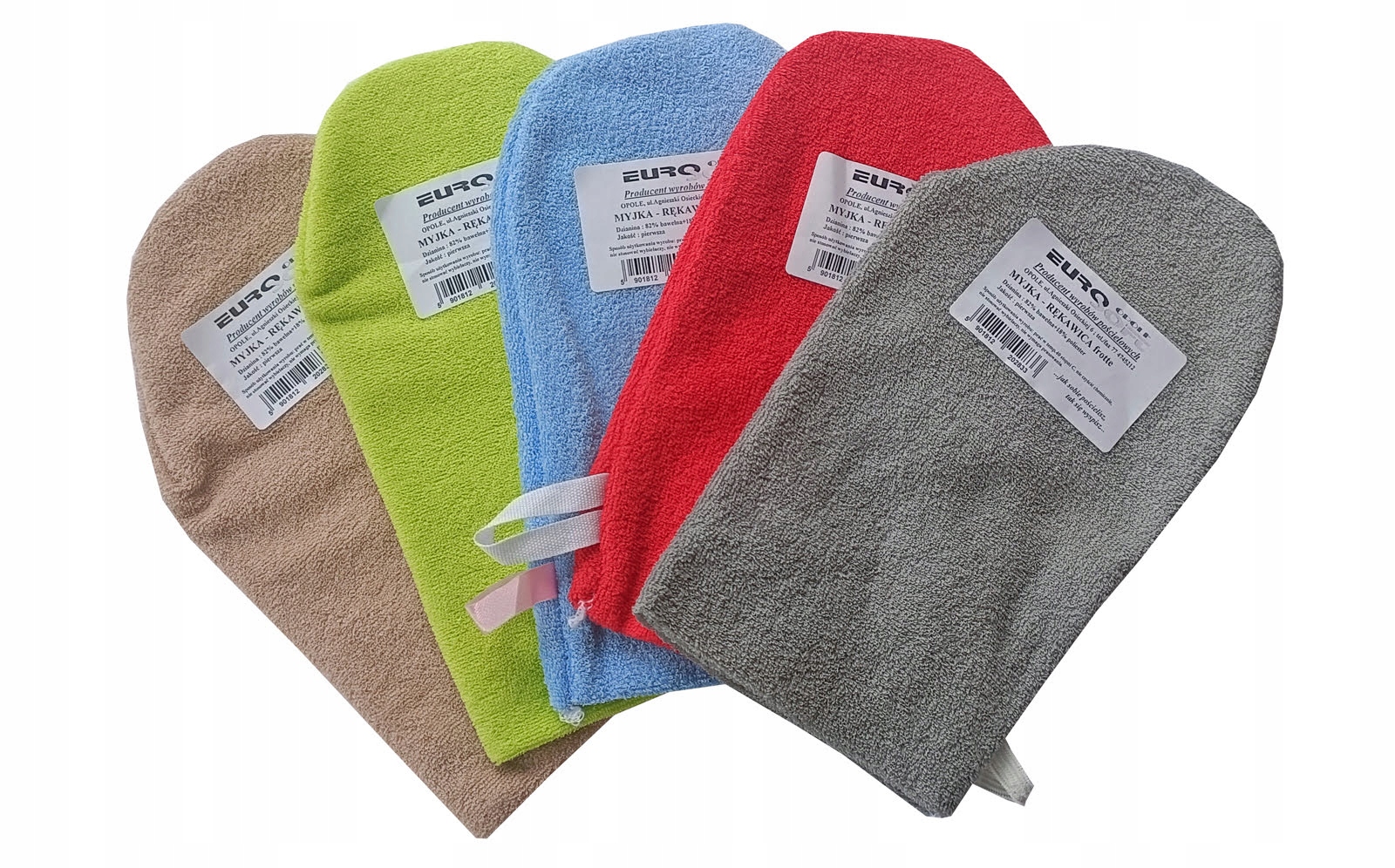 Sada víceúčelových myček z froté, mycí rukavice z froté 50 ks