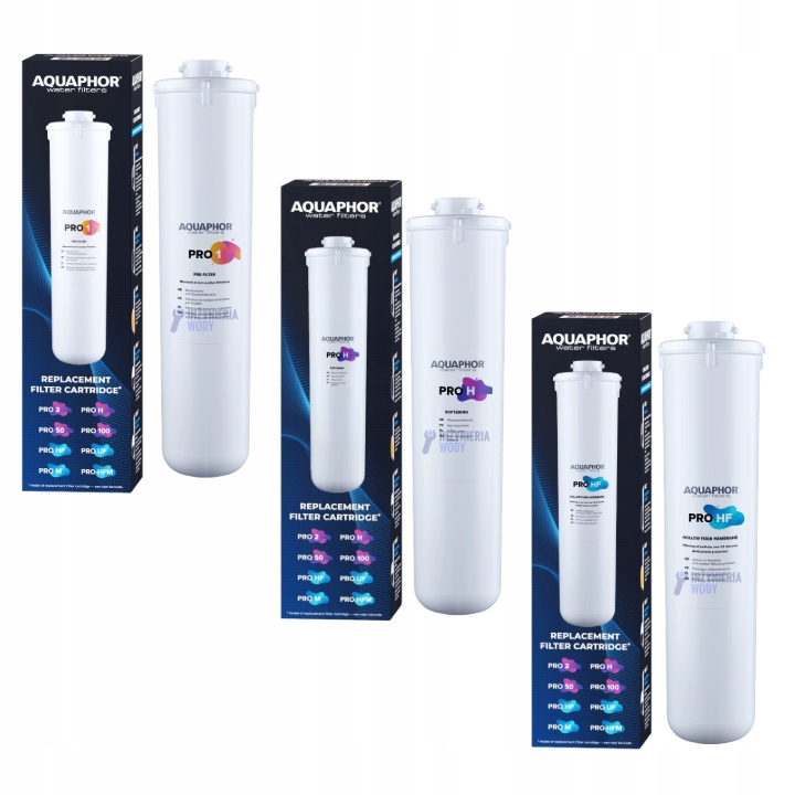 Originální vložky do vodního filtru Aquaphor Eco H Pro Pro1 ProH ProHF 3 ks