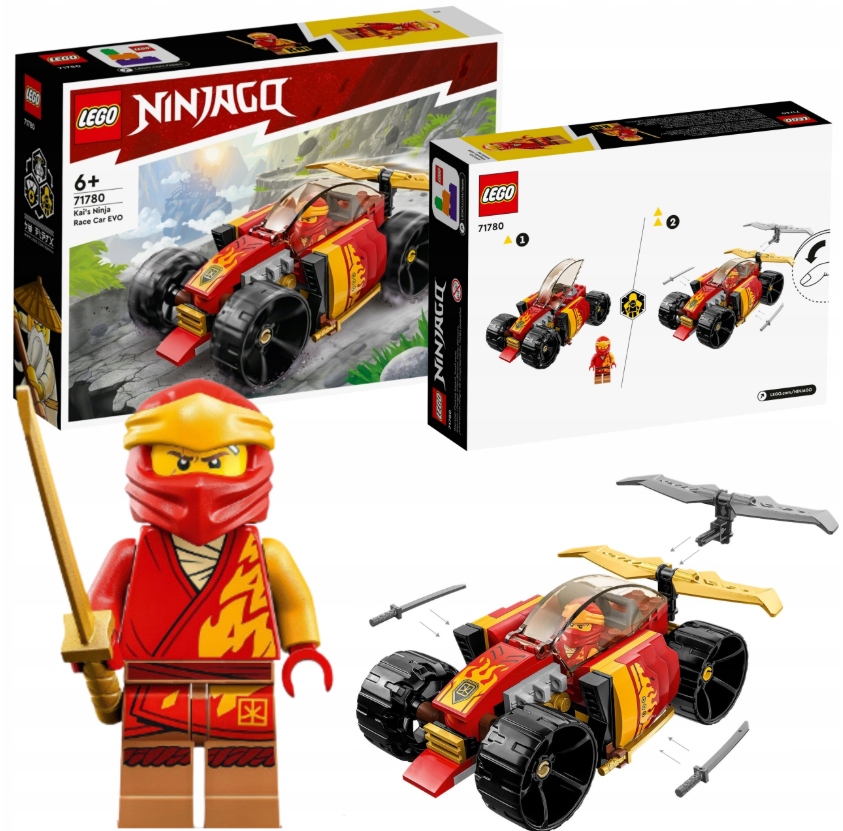 Lego Ninjago Samochod Wyscigowy Ninja Kai Bolid Sportowy Formula 1 Auto