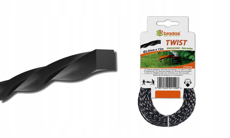 

Żyłka do podkaszarki, Twist 1,6mm x 15m
