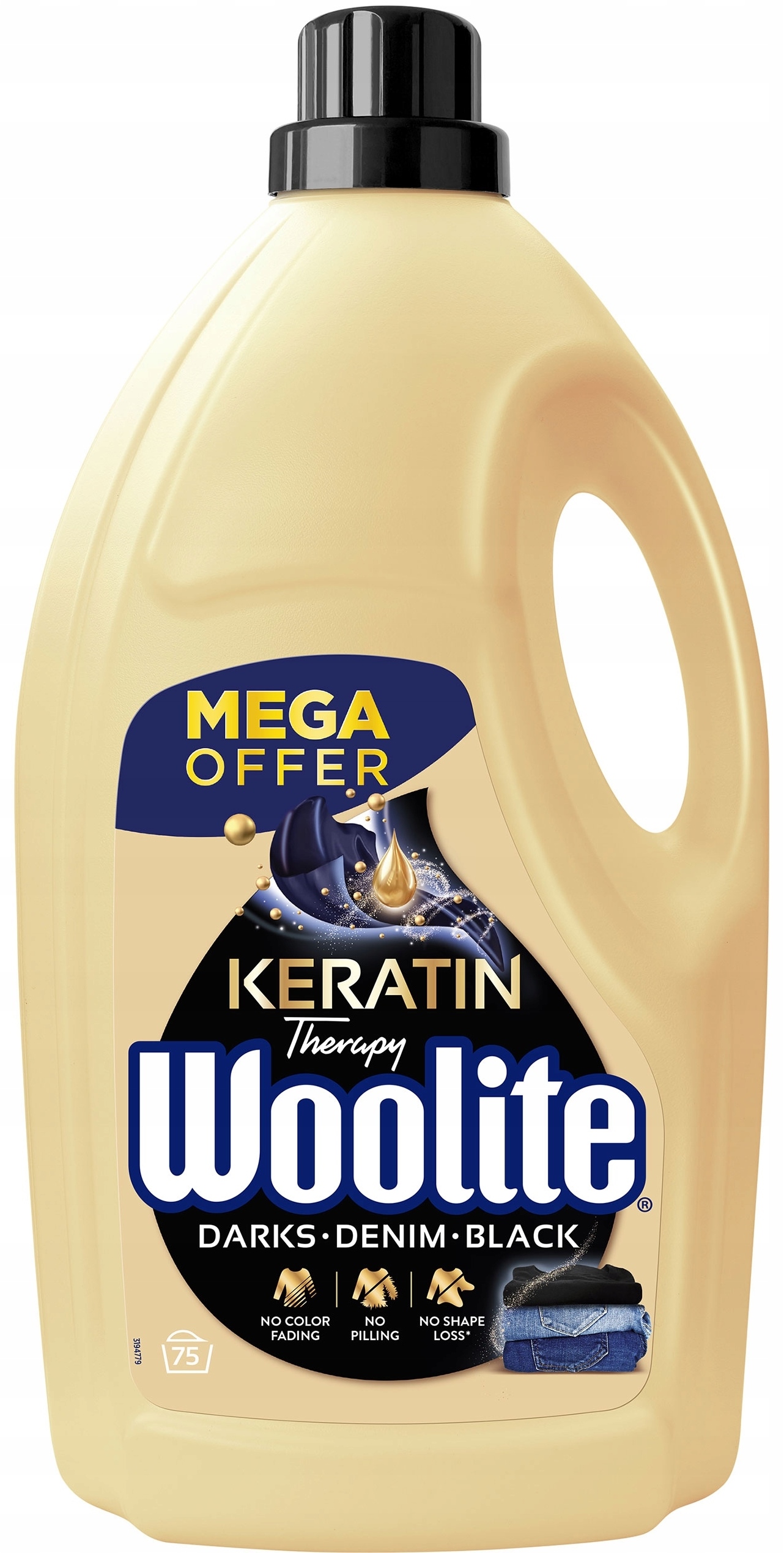 Levně Tekutý prací prostředek černý Woolite 4,5 l
