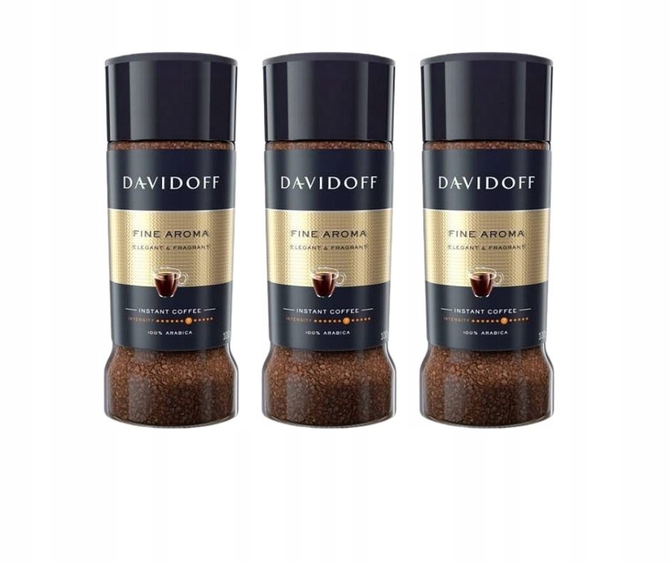 Levně Instantní Káva Davidoff Fine Aroma 3x100g sada