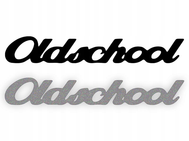 Oldschool - Naklejka na samochód na auto - ODBLAS