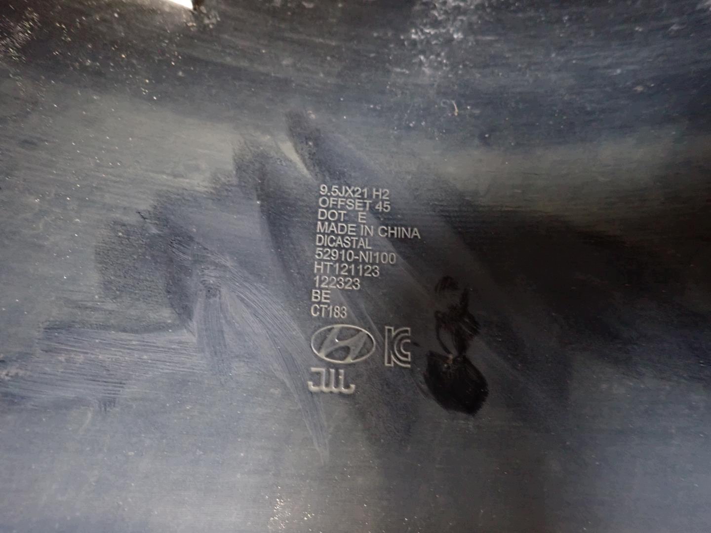 disk disk HYUNDAI 5x114,3 ET45 9,5J 21" 52910-NI100