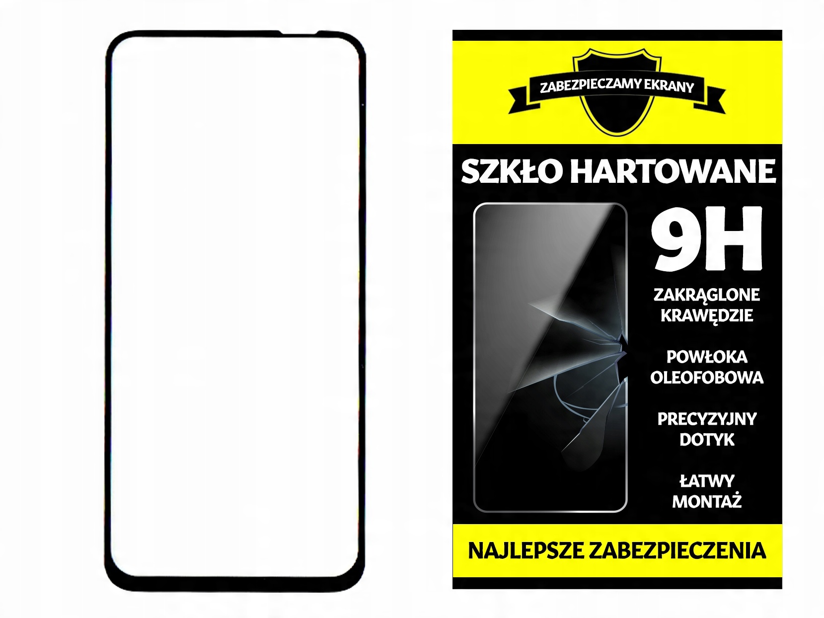 

Szkło Hartowane na Cały Ekran do Huawei P40 Lite