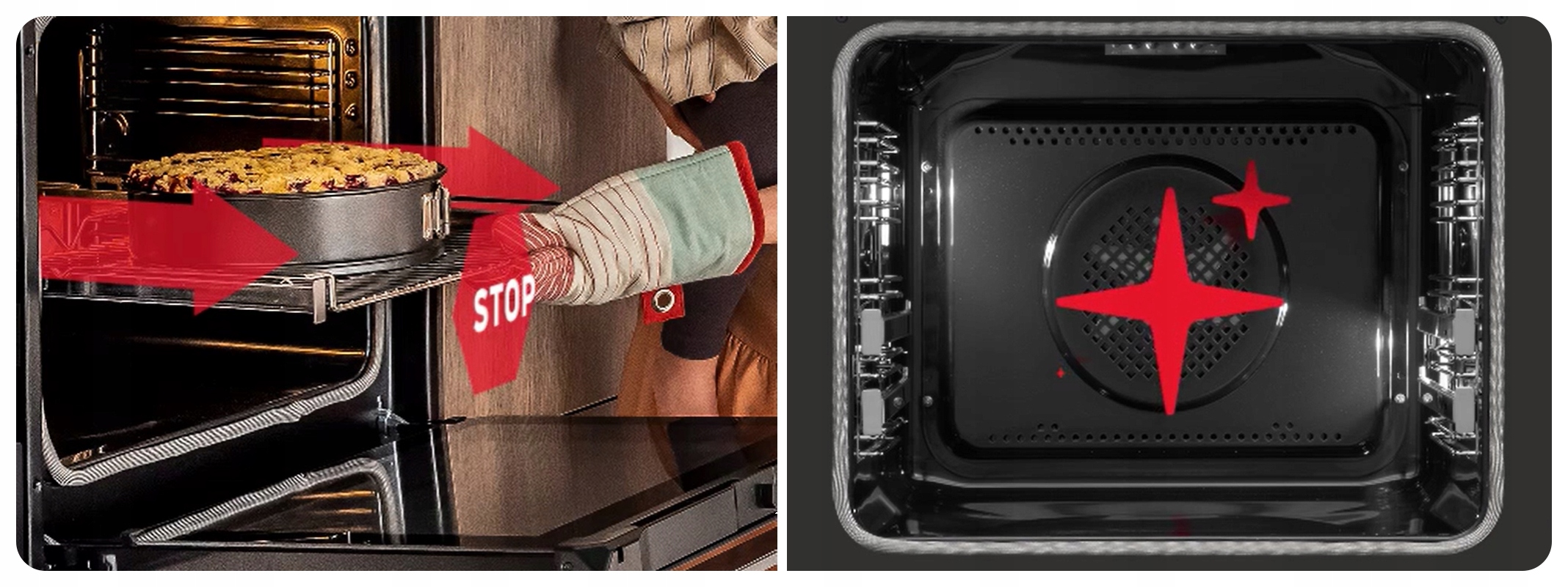 Zestaw AMICA ED37515B + AMGB20E3GB + PIH6540PHTUN Stan opakowania oryginalne