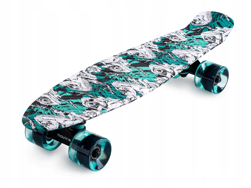 MOVINO deskorolka typu fiszka koła LED ABEC9 100kg Średnica kół 59 mm
