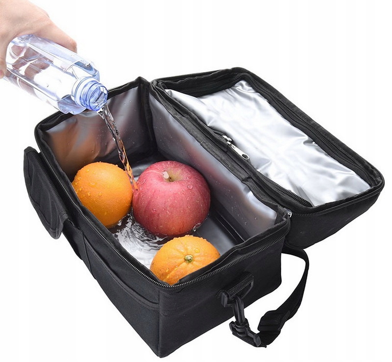 Torba TERMICZNA CZARNA Śniadaniowa Kuferek Lunch BOX XXL Izolacyjna Rodzaj torba termiczna