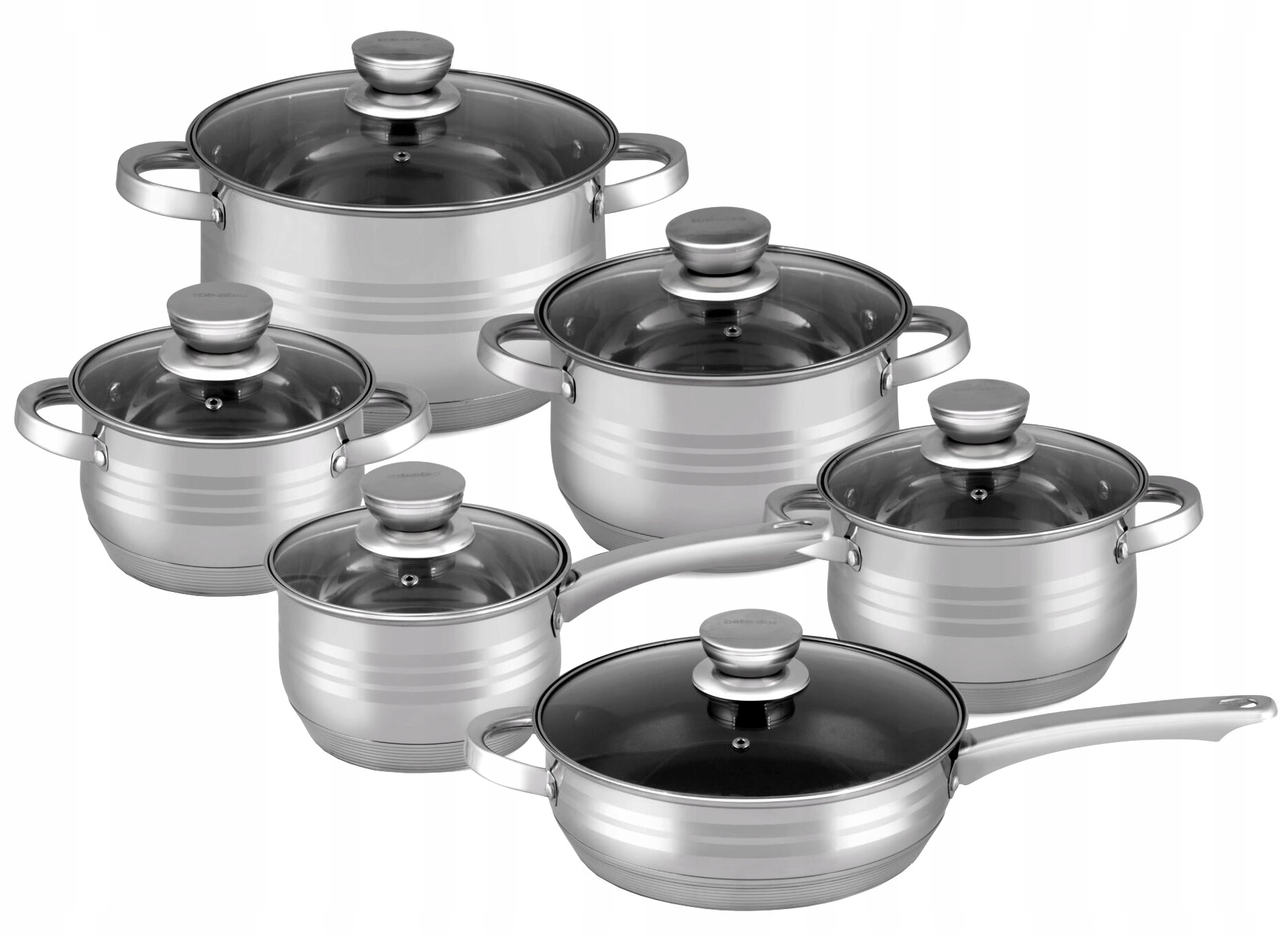 

Garnki Komplet Zestaw Garnków Garnek Indukcja Gaz