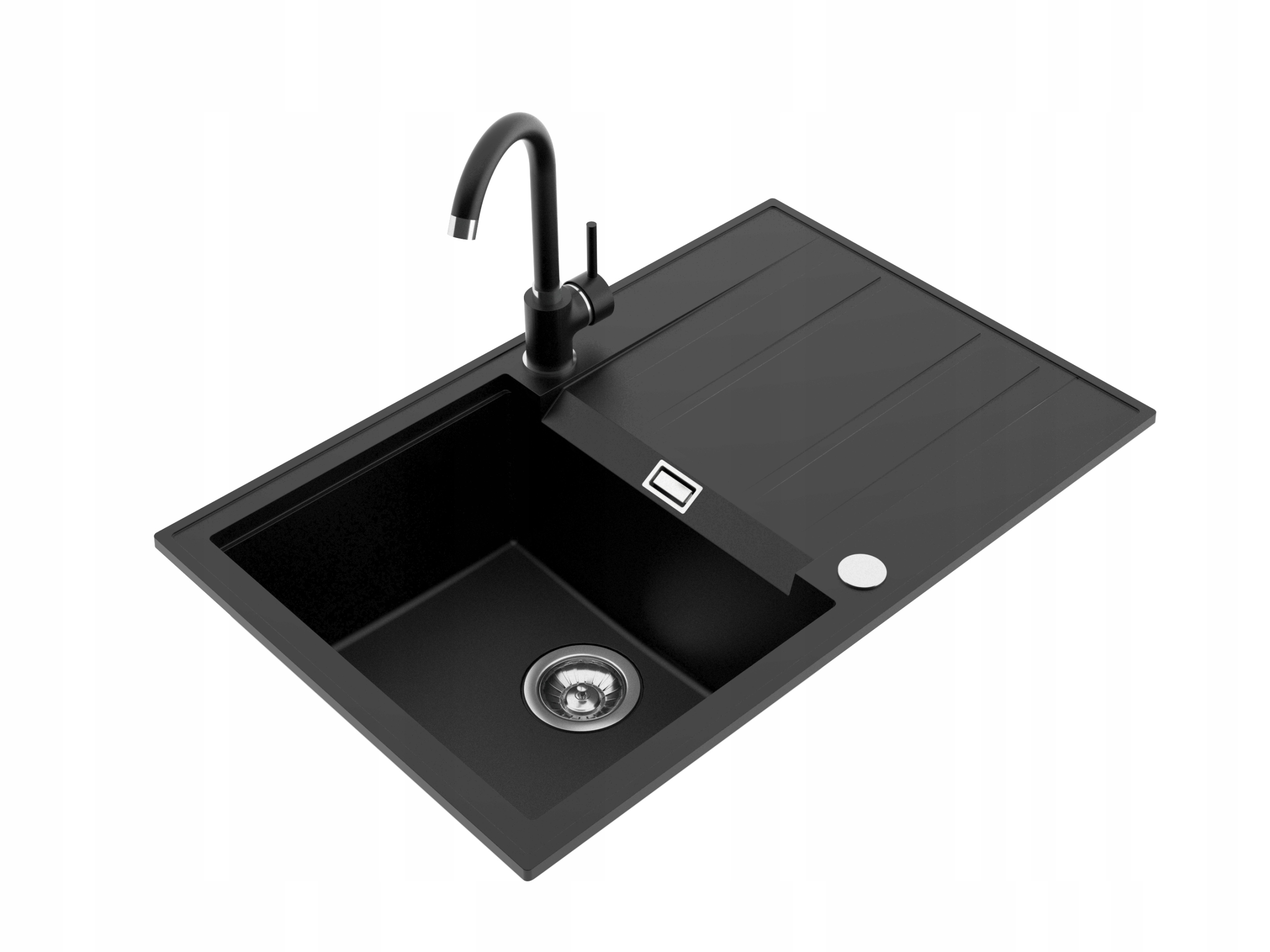 

Miló Zlew Zlewozmywak Granitowy Avangard +Bateria