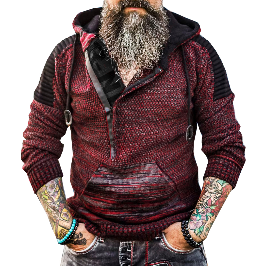 Pánský svetr Klokanka Mikina silná červená