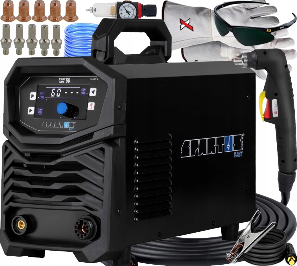 Plazmová Řezačka Easycut 60 Led Plazma Pro Řezání Kovů 400V 60A