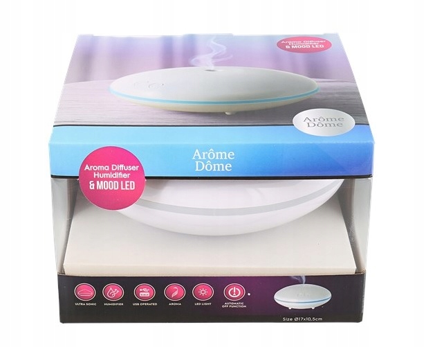 DYFUZOR zapach LED aromaterapi USB + olejek GRATIS