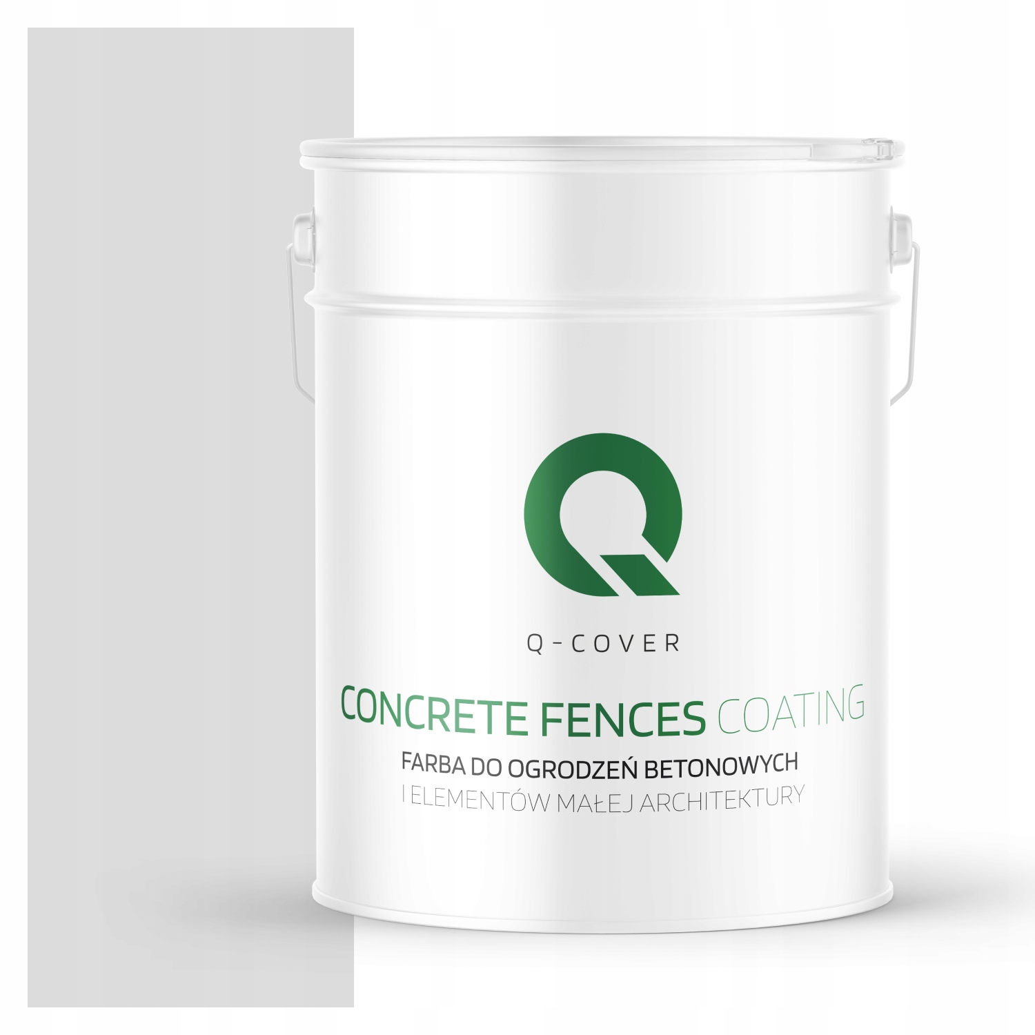 Farba Do Malowania Ogrodzeń Płotów Betonowych Kolor Biały W Szary F251 10L