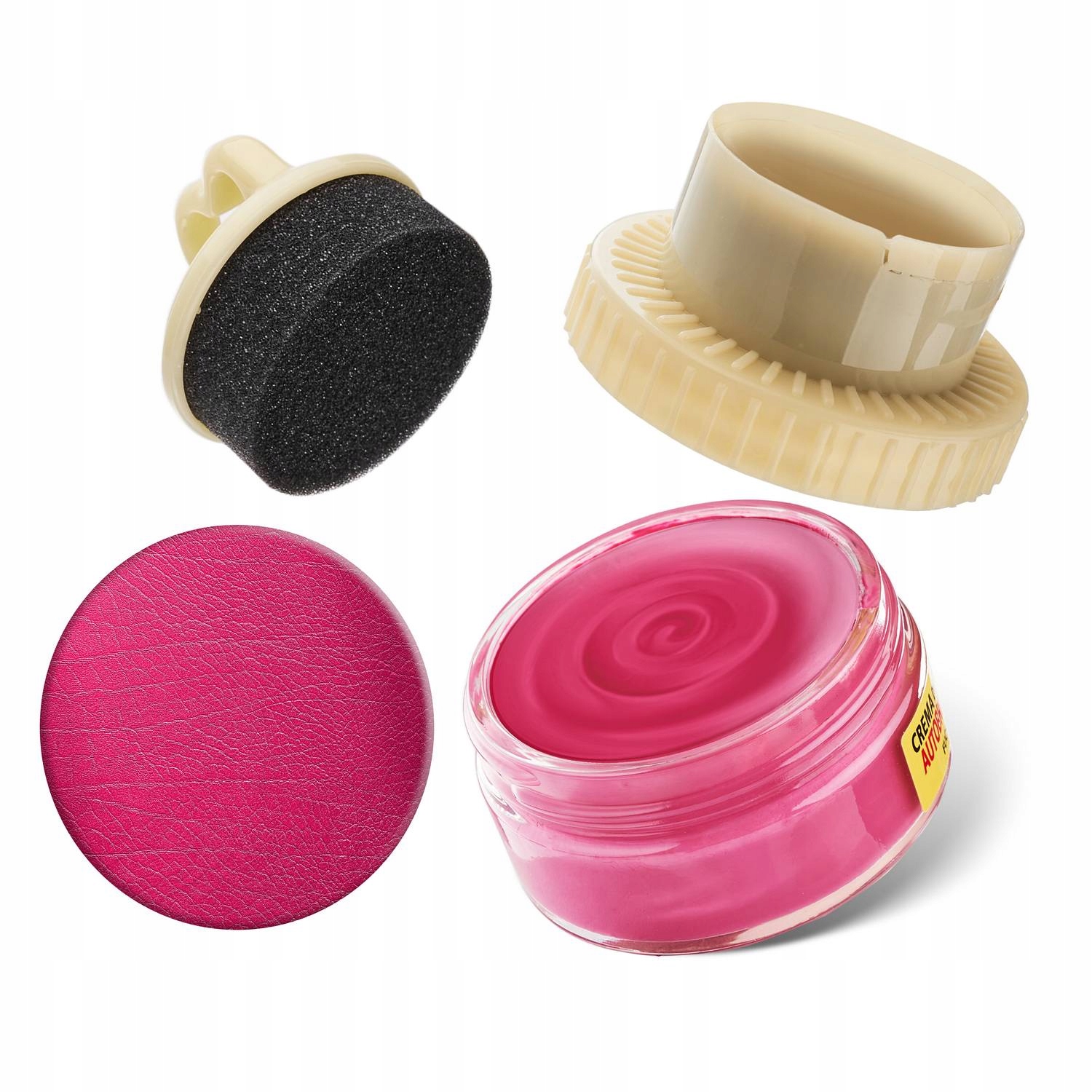 

Różowy Krem Na Rysy Obuwia Skóry Gładkiej Palc