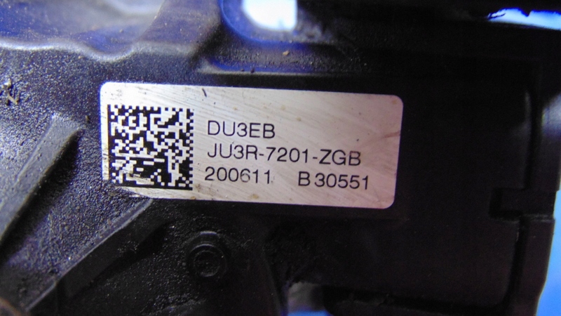trim changes of the gear 2.0TDCI JU3R FORD TRANSIT CUSTOM