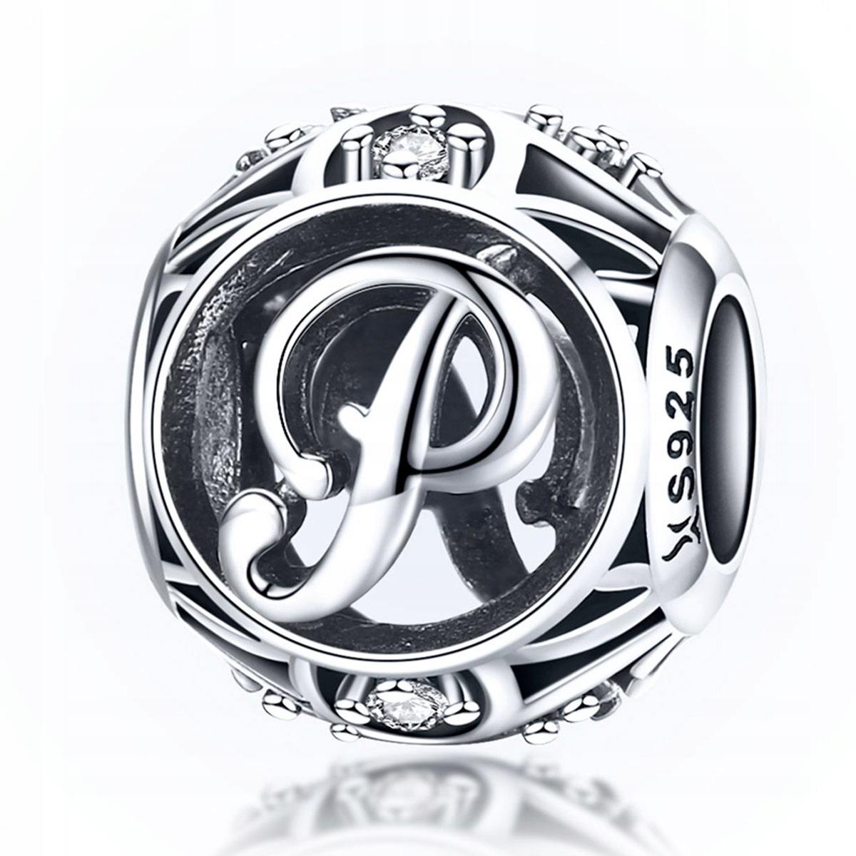 

Zawieszka Charms Litera P do Pandora Srebro 925