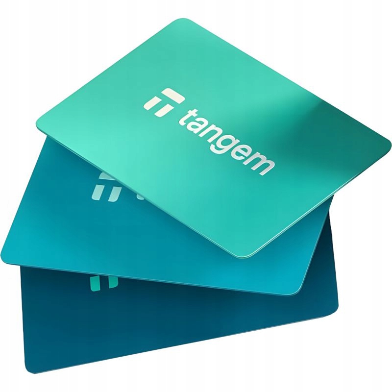 Hardvérová peňaženka pre kryptomeny Tangem Wallet, karty Nfc, bezpečné, 3 ks