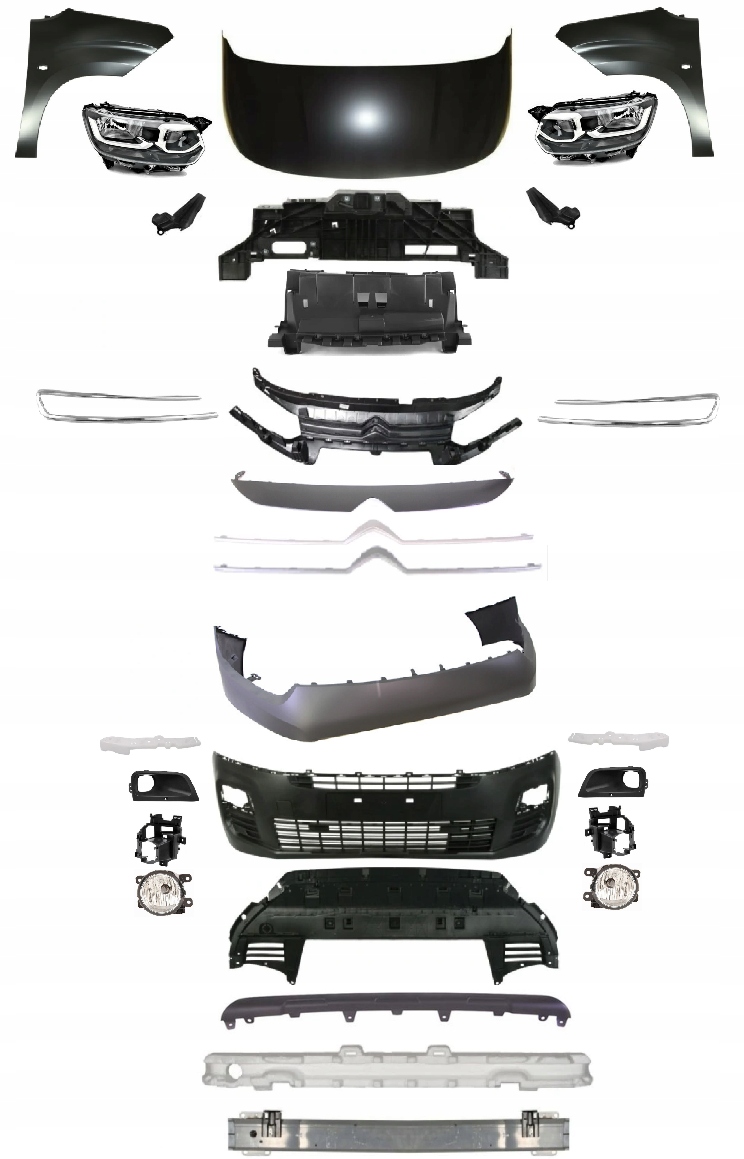 CITROEN BERLINGO III 3 2018+ KOMPLETNY PRZÓD MASKA