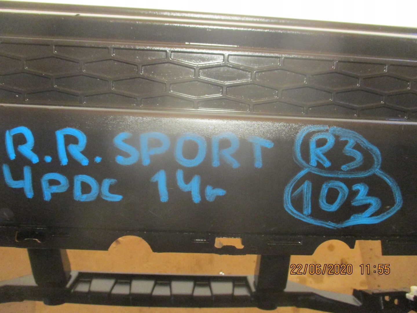 bumper rear part RANGE ROVER SPORT 4X PDC 14R