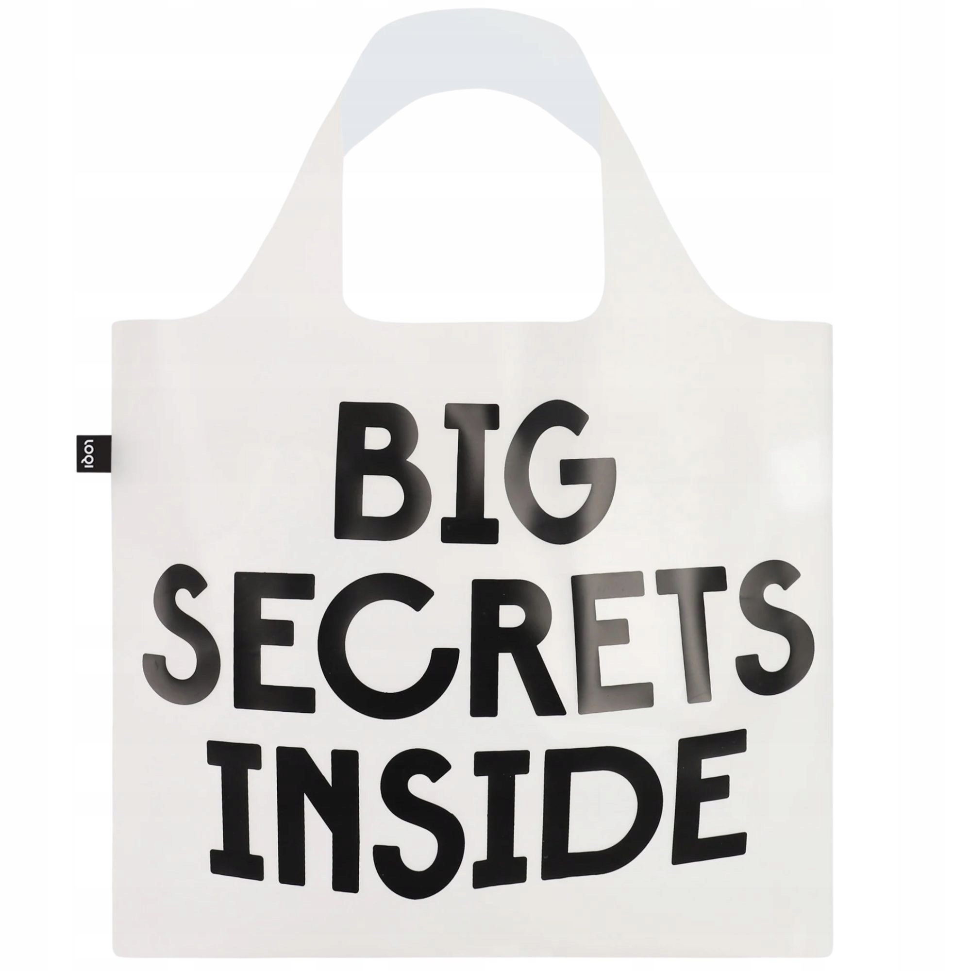 Taška na nákup přes rameno Loqi Snask Transparent Secret & Classified