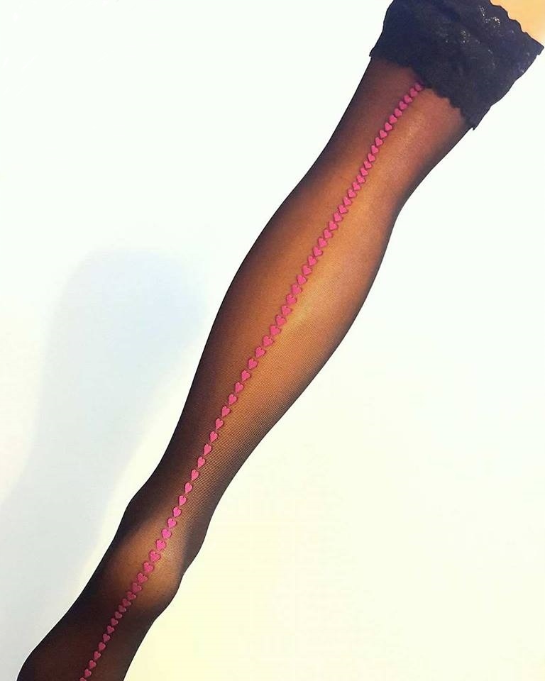 WZORY - POŃCZOCHY SAMONOŚNE 20 den rozmiar 4 \ 5 Typ wzorzyste