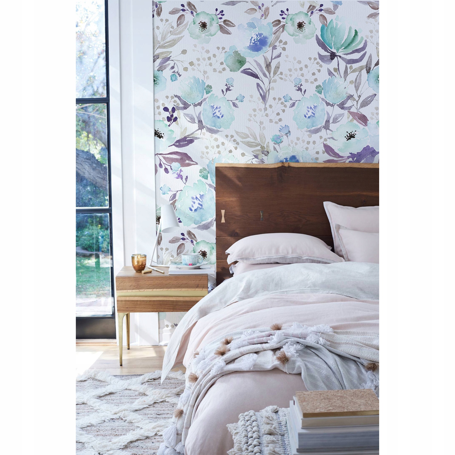 

Tapeta ścienna Pastelowe kwiaty vintage 360x250 cm