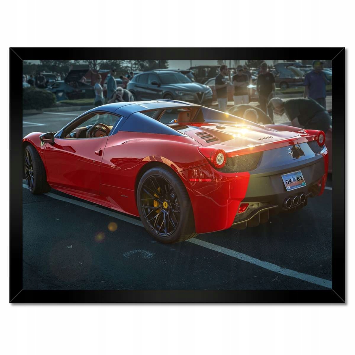 Plakáty v rámu 40x30 Červené Ferrari
