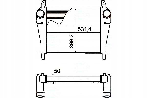 BEHR HELLA INTERCOOLER