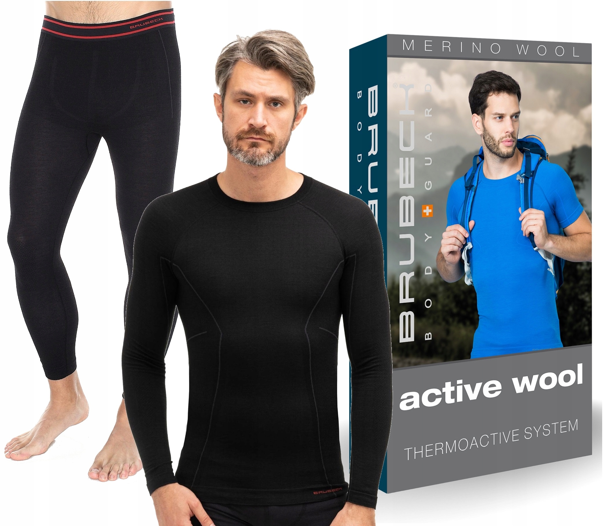 Turystyczna Odzież Termo Brubeck Active Wool -XL
