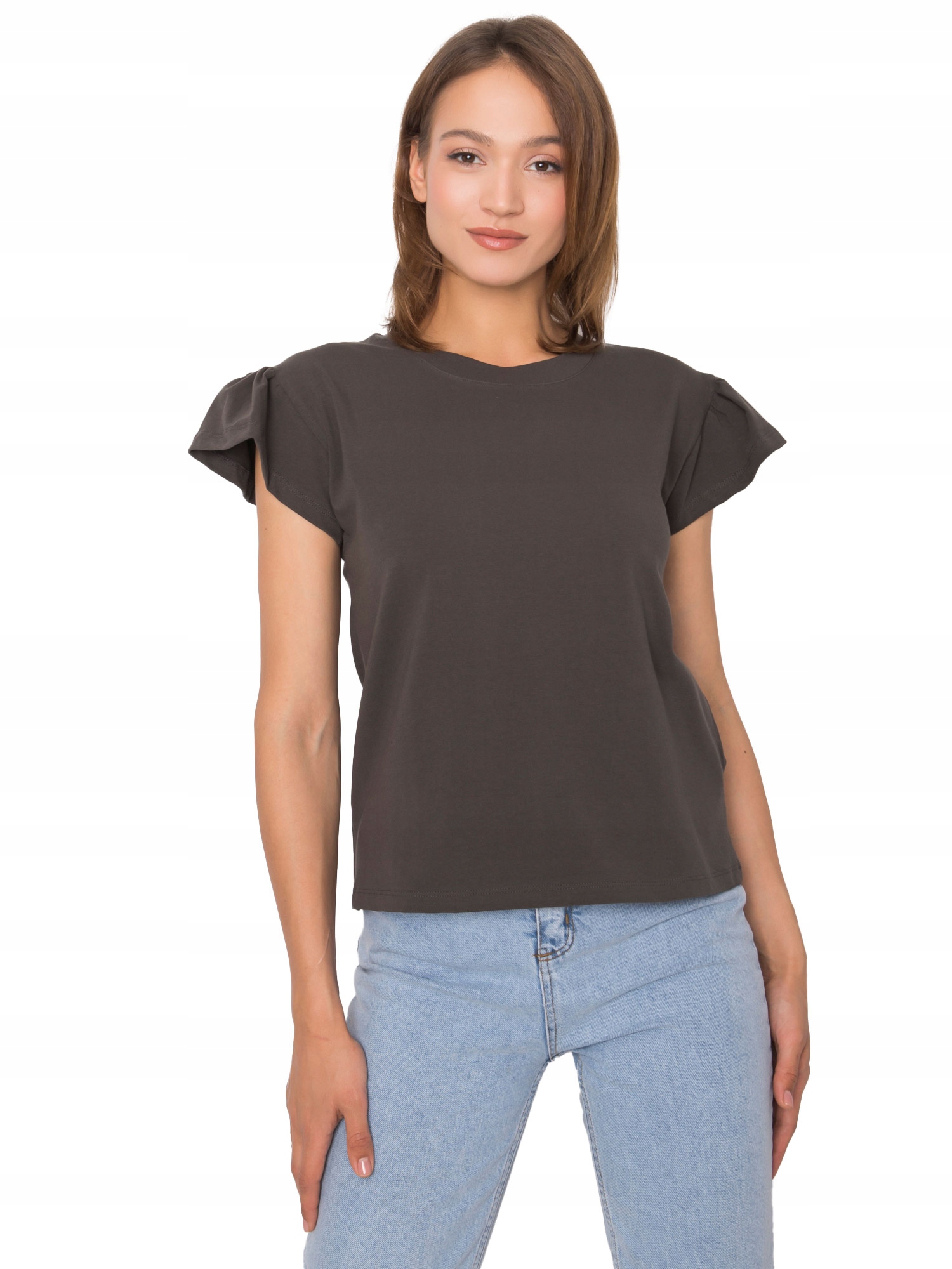 

Stylowa Bluzka damska Koszulka bawełniana - L/XL