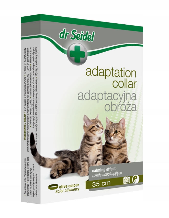 Levně 2x Dr Seidel Adaptační obojek pro kočky 35 cm