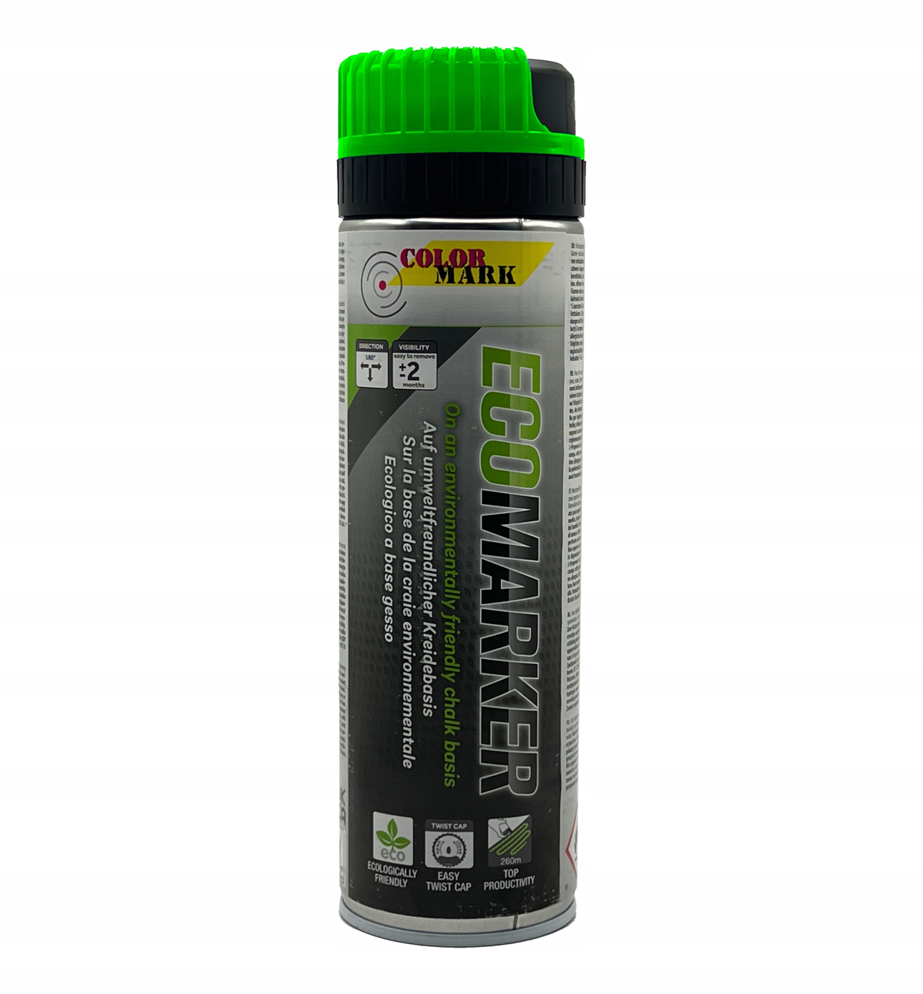 Kreda W Sprayu Zmywalna 500ml Do Znakowania Zielona
