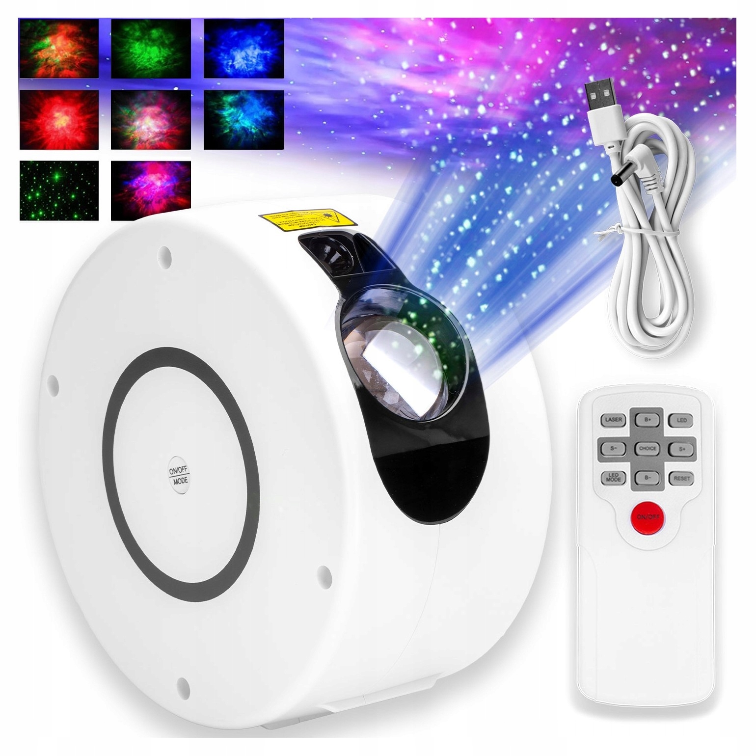 ПРОЕКТОР ЗВЕЗДНОГО НЕБА, НОЧНИК ДЛЯ ДЕТЕЙ, ПРОЕКТОР, КОСМОС, 3D ПУЛЬТ ДИСТАНЦИОННОГО УПРАВЛЕНИЯ