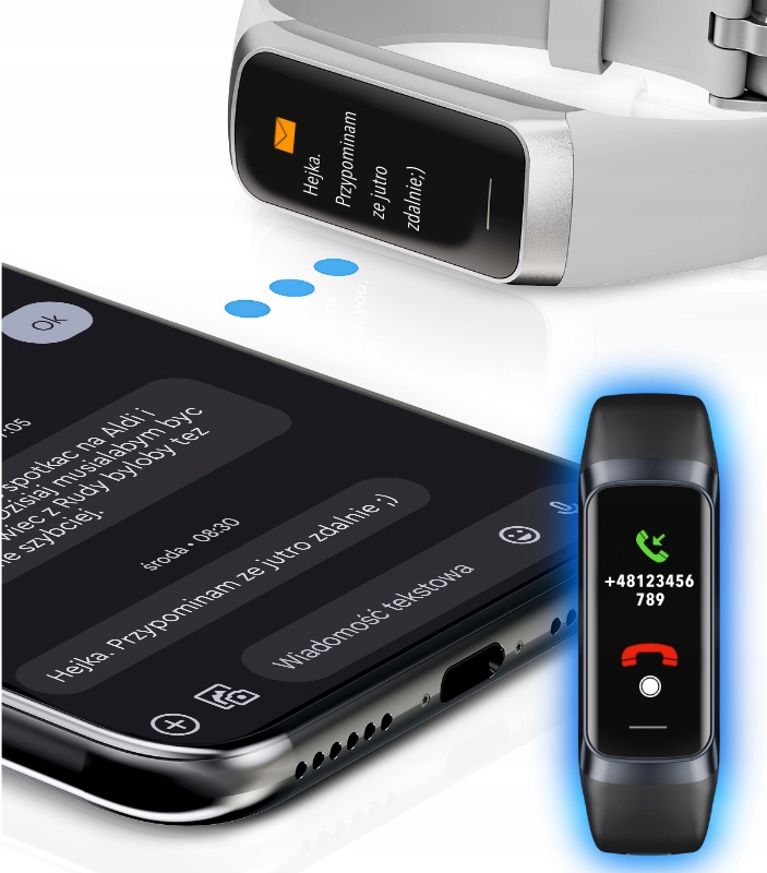 Smartwatch SMARTBAND Rubicon RNCF05 czarny EAN (GTIN) 5905220838004