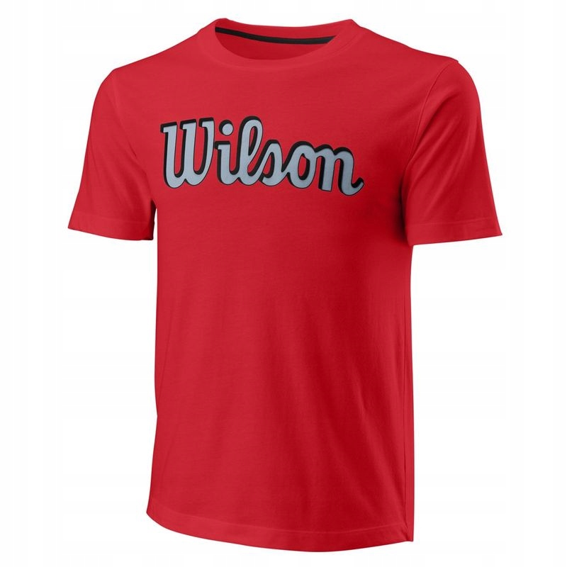 Koszulka Wilson Script Tee Slimfit Men Red M