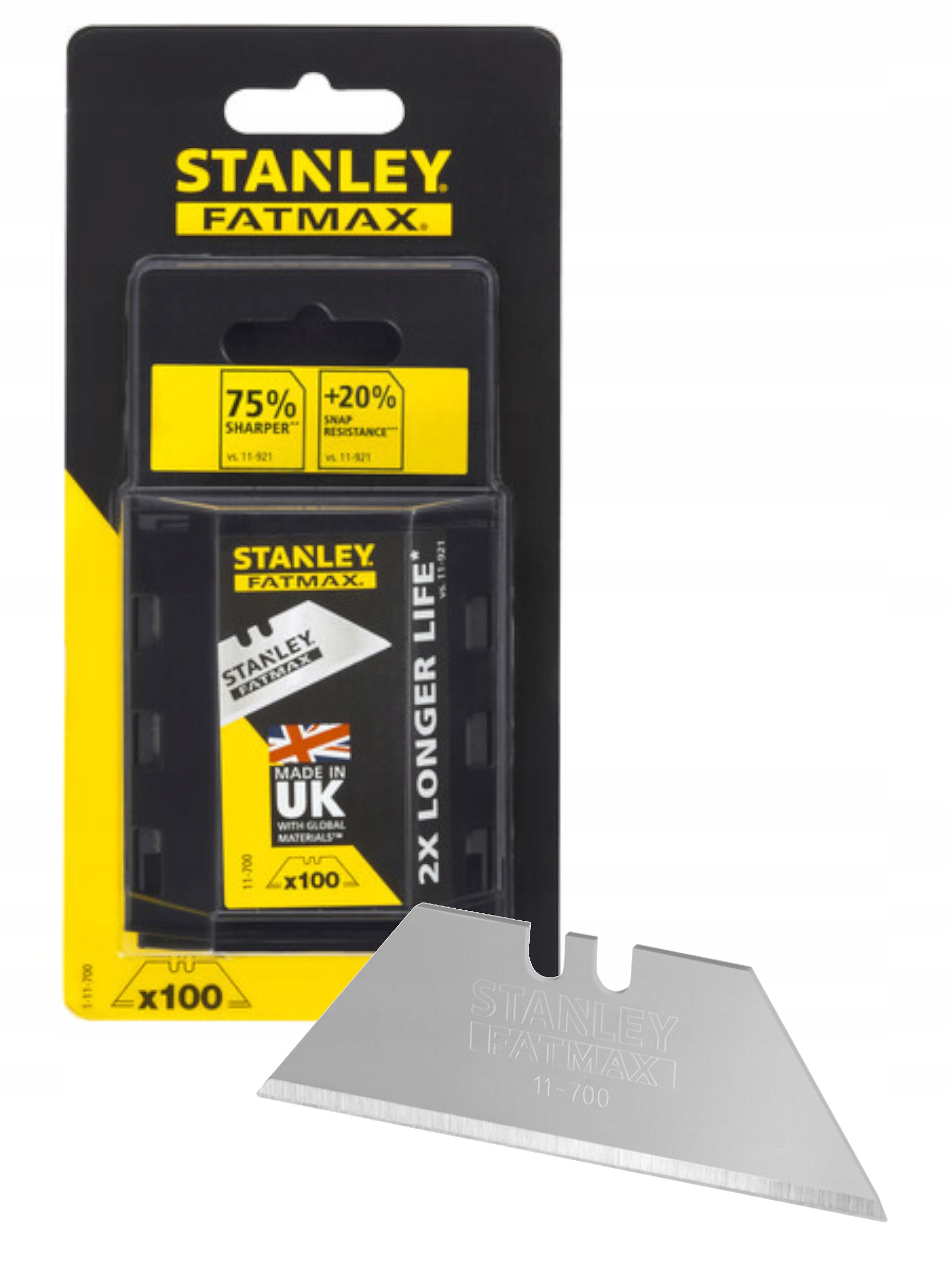 Stanley Fatmax Ostrza Trapezowe Typ 1992 100 Sztuk
